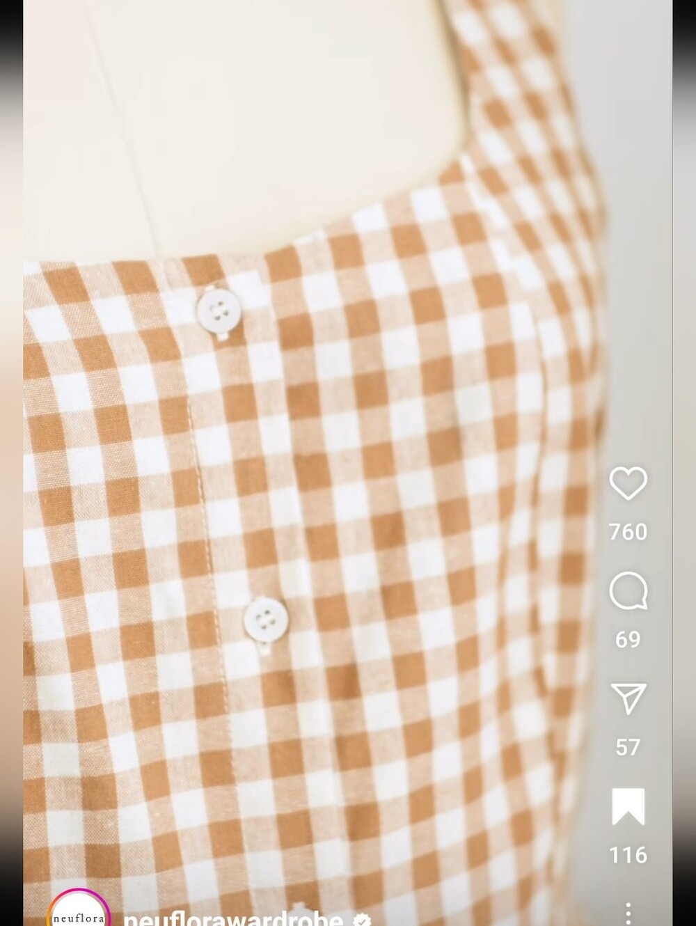 Neuflora Lottie gingham dress - Picture 3 of 13